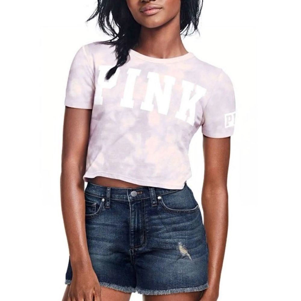 Victoria's Secret PINK High-Waist Demin Shorts